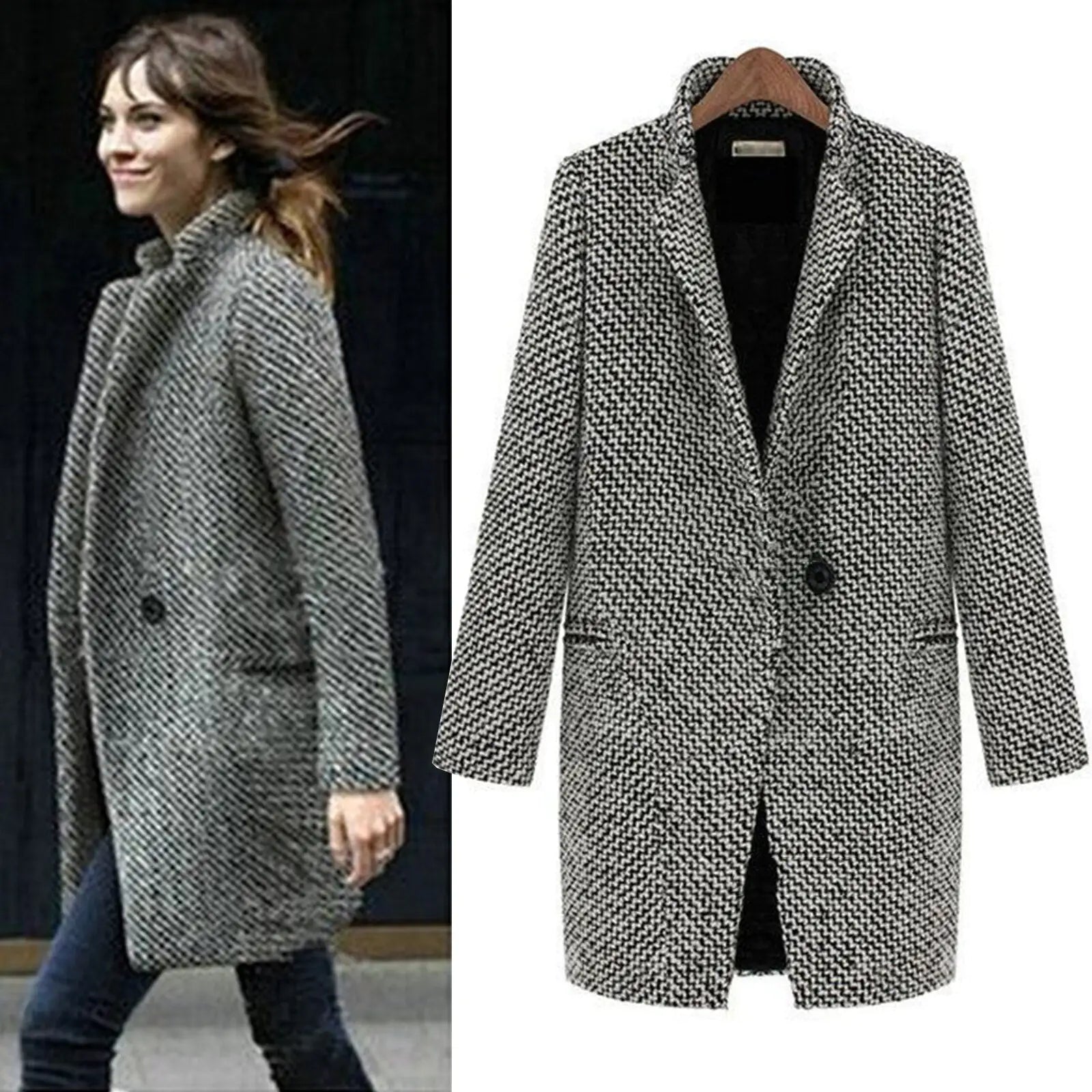 Sophie | Long Wool Coat